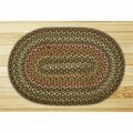 Capitol Earth Rugs Fir-Ivory Jute Braided Rug 13-051